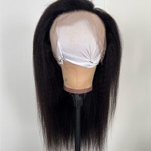 Hermosa Hair - Kinky Straight Human Hair 13x6 HD Pre-Plucked Hairline Lace